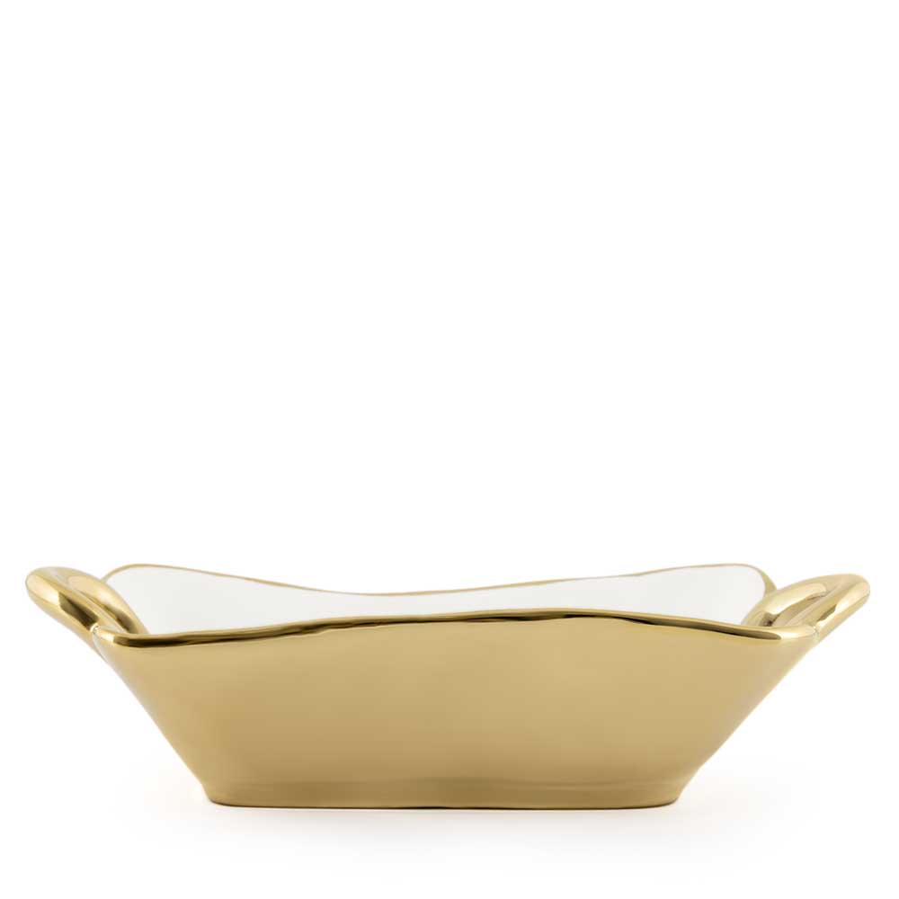 Mini Rectangular Bowl - Gold