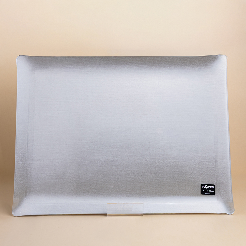 Secret Silver Acrylic Serving Tray - 60x45cm