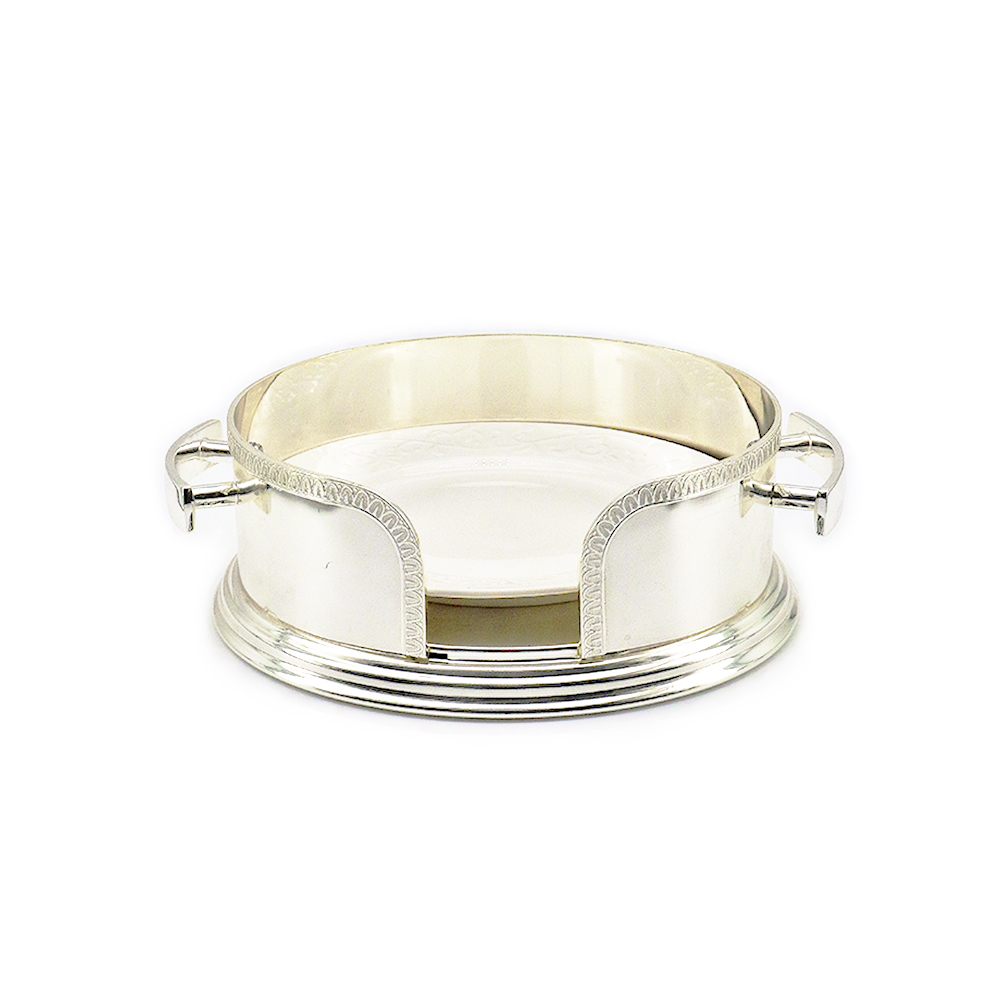 Dessert Plate Holder - Silver