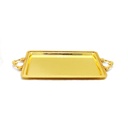 Medium Rectangular Serving Tray - Gold
