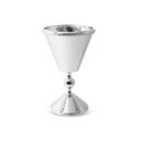 Laurel Round Silver Incense Burner