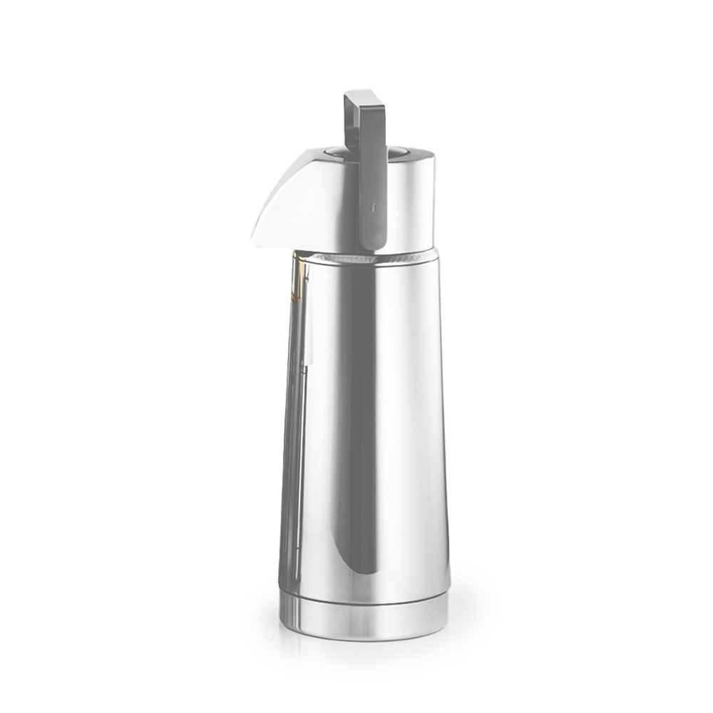 Pump Stainless Steel Thermos Flask - 1 Litre