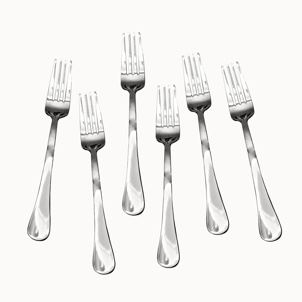 Stainless Steel Table Fork Set - 6pcs