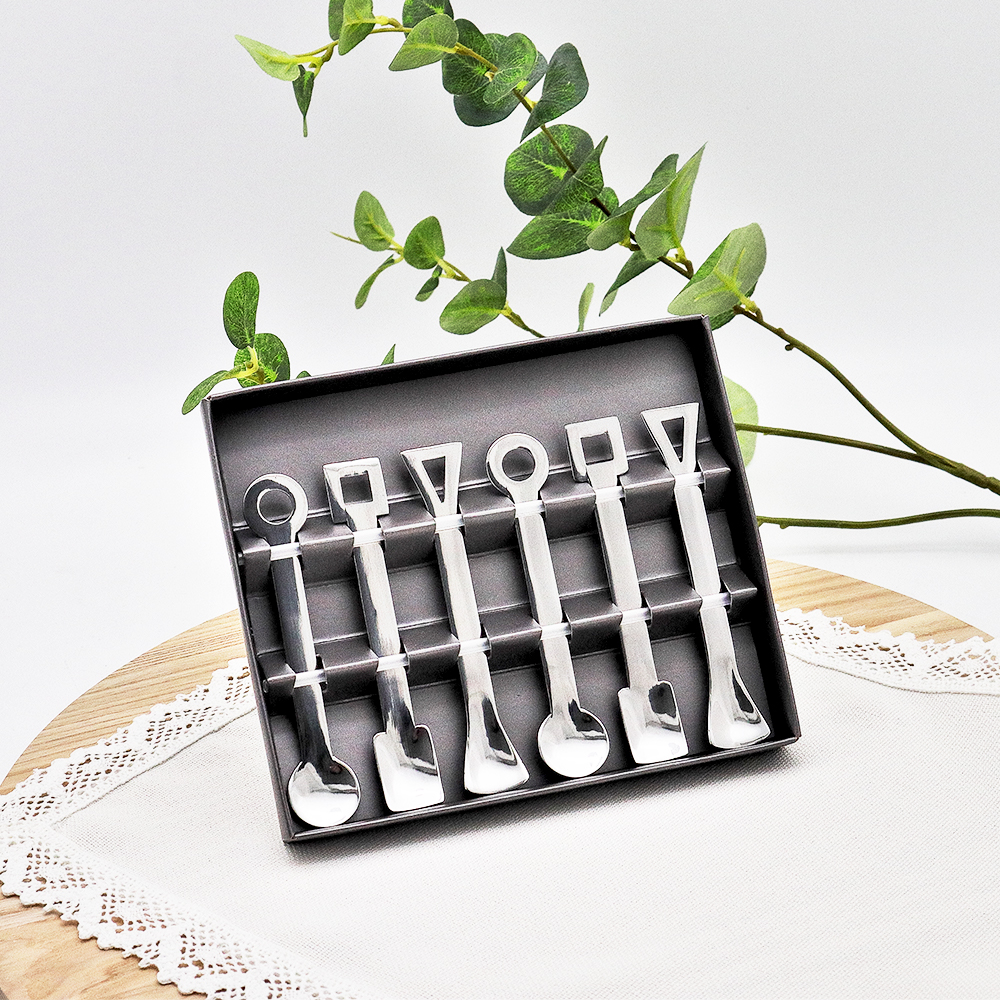 Stainless Steel Mocca Spoon Set - 6pcs