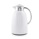 White/Chrome Vacuum Flask - 1.3 Litre
