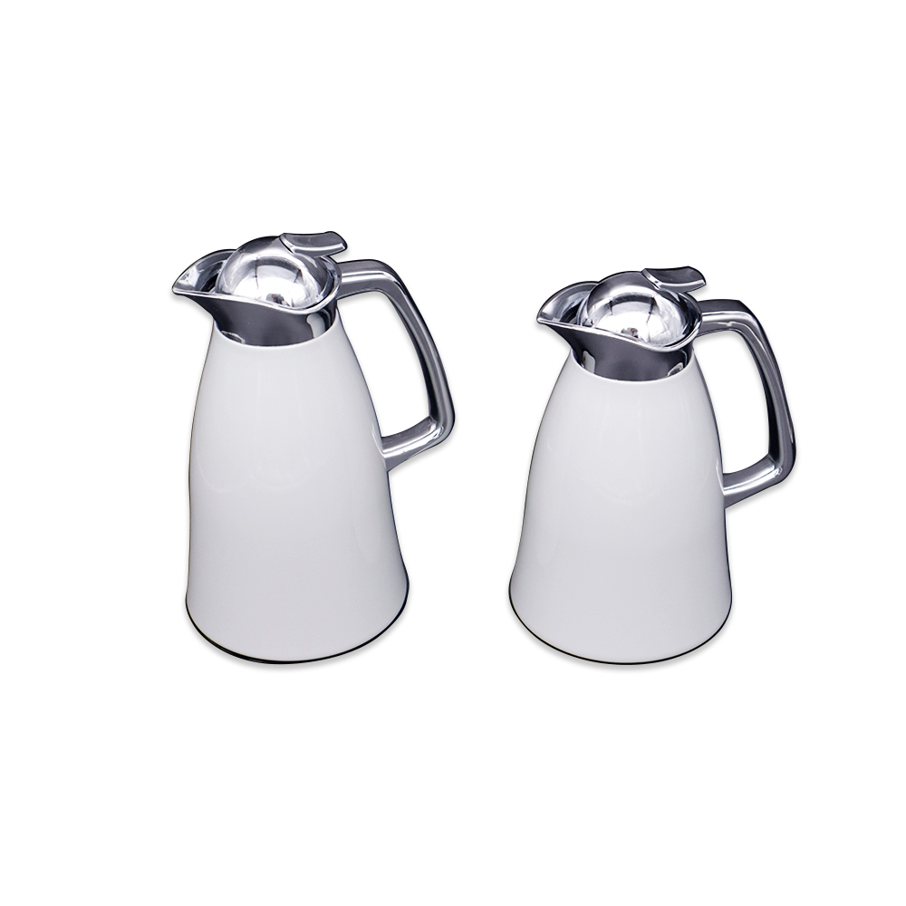 Mayflower Vacuum Flask Set - Grey/Chrome
