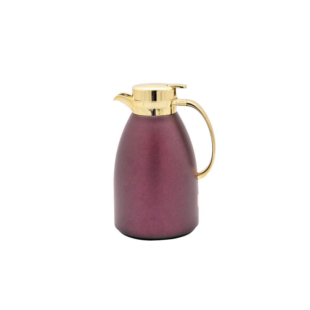 Mayflower Matt Red /Gold Vacuum Flask - 1.3Ltr