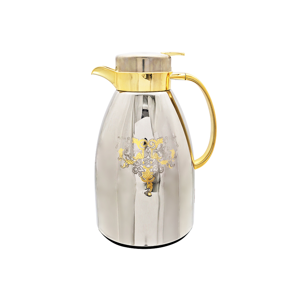 Mayflower Nickle/Gold Vacuum Flask - 1.3Ltr