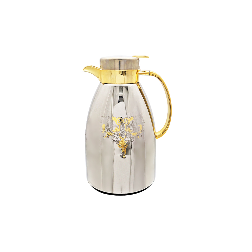 Mayflower Nickle/Gold Vacuum Flask - 1.0Ltr