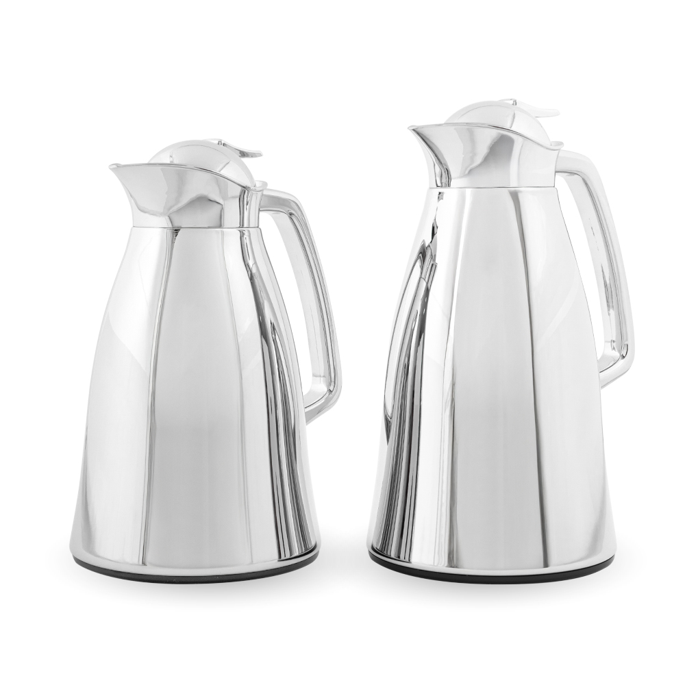 Silver Vacuum Flask Set - 2pcs