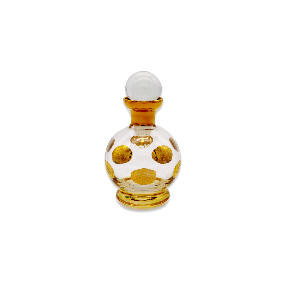 Refillable Perfume Oil Bottle - Amber Gold