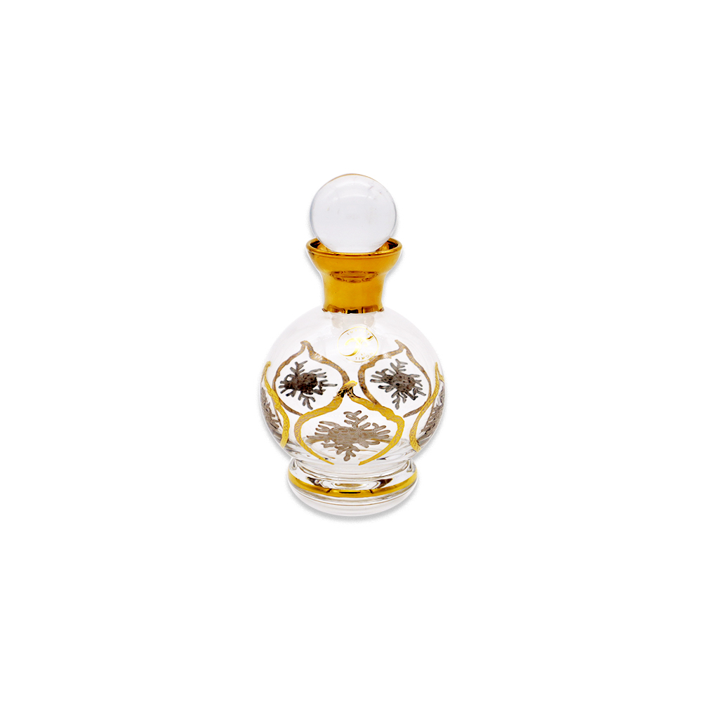 Refillable Perfume Oil Bottle With Handle - Gold/Platinum
