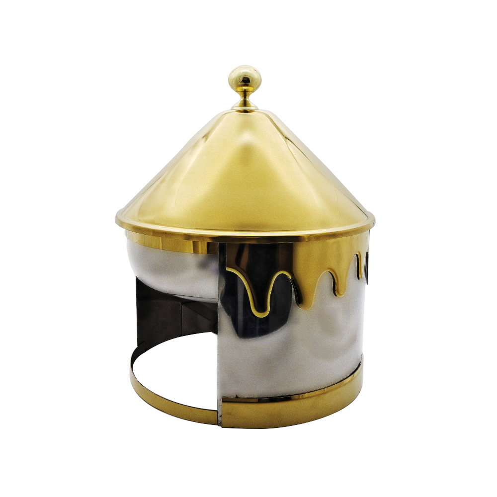 Silver Chafing Dish With Base - 7L