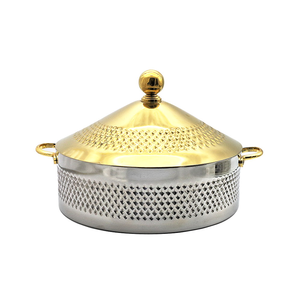 Extra Deep Conical Diamond Pattern Hot Pot - 36cm