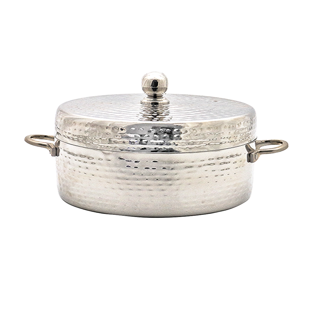 Steel Hammered Straight Hot Pot - 55cm