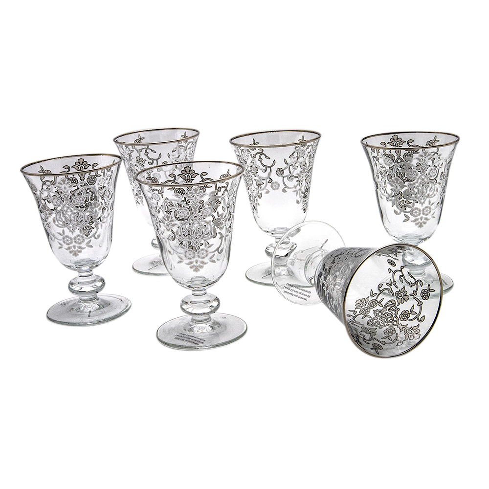 Silver Juice Glass Set - 6pcs