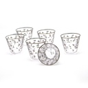 Platinum Arabic Coffee Set - 6pcs
