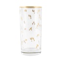 Gold Tumbler Glass Set - 6pcs