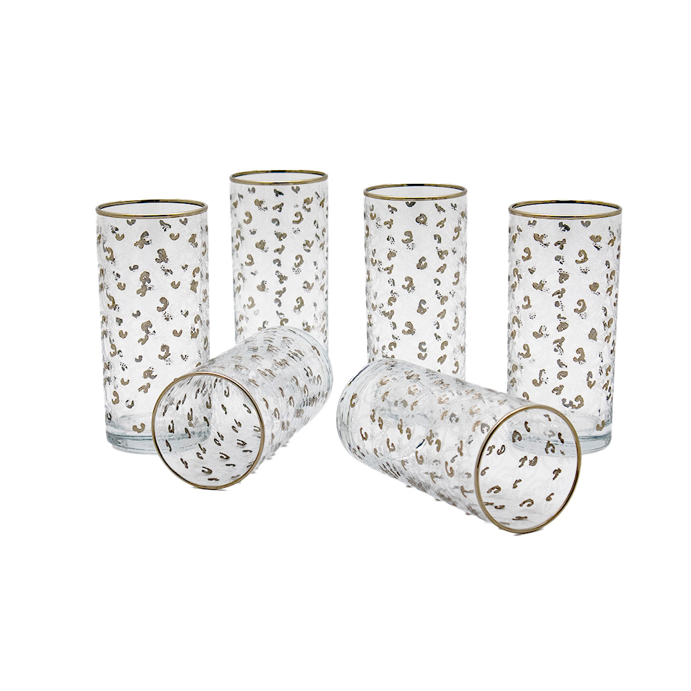 Platinum Tumbler Glass Set - 6pcs