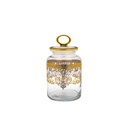 Turkish Candy Jar - Gold/Platinum