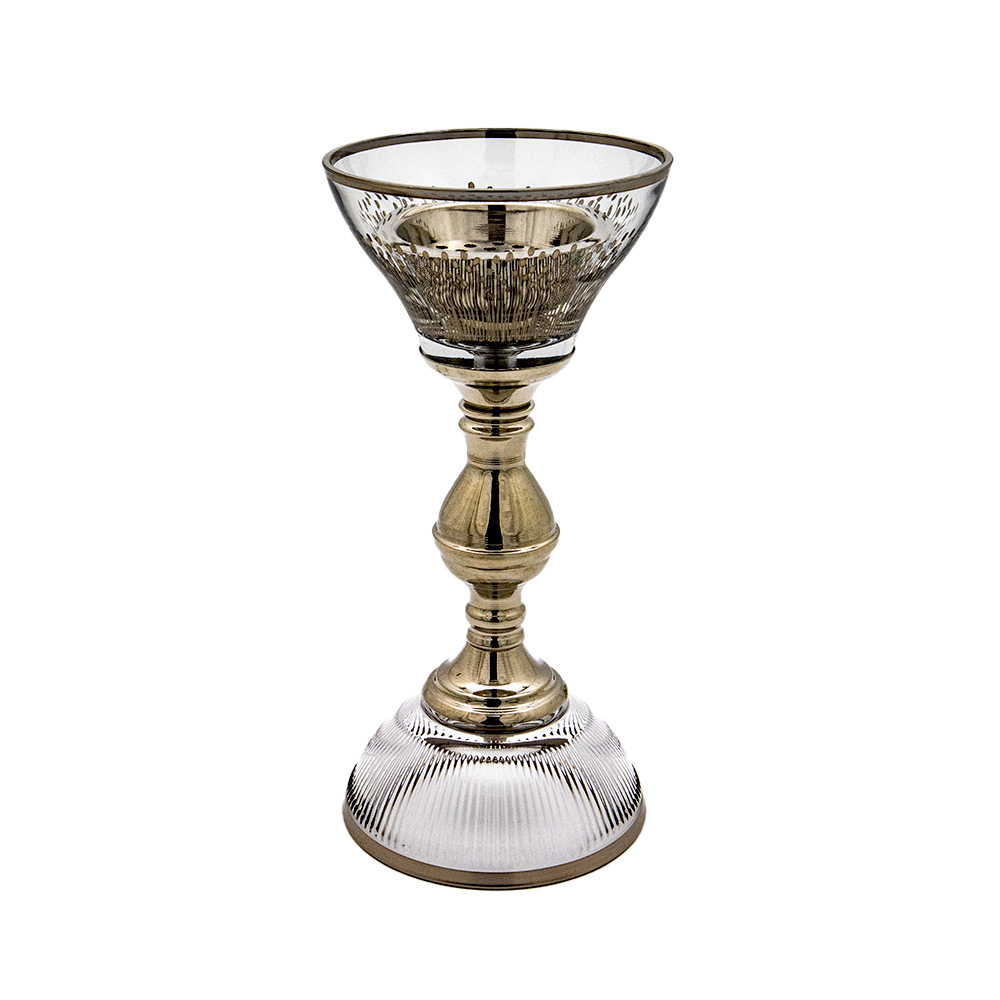 Stemware Decorative Incense Burner - Platinum