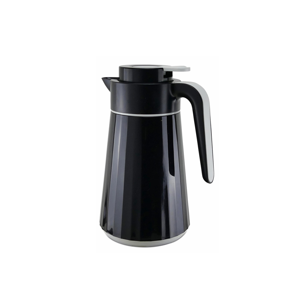 Enjoy Riflessi Glass Vacuum Jug 1L - Black