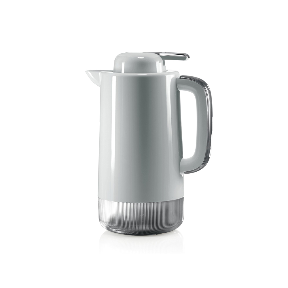 Alba Glass Refill 1L Vacuum Jug - Light Gray