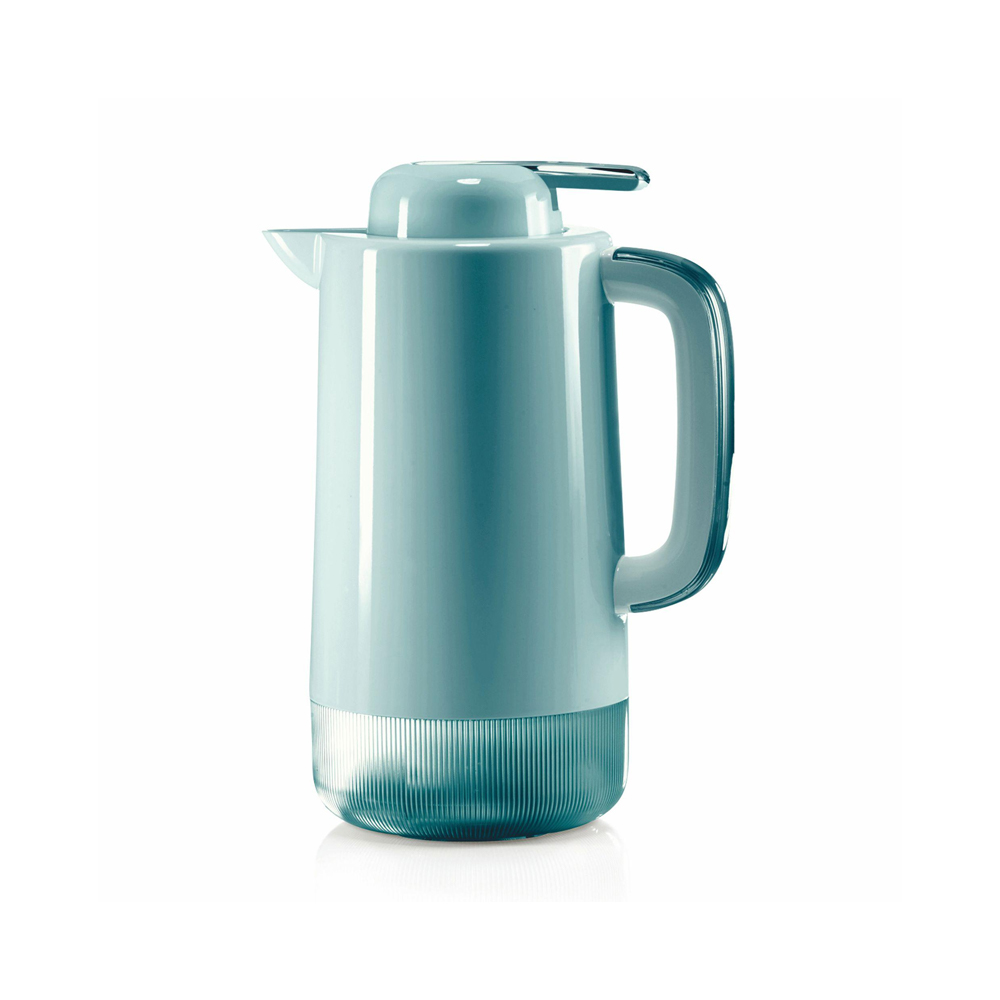 Alba Glass Refill 1L Vacuum Jug - Pale Blue