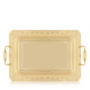 Lady 2 Rectangular Gold Serving Tray
