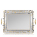 Pareo 5 Rectangular Mirror Gold Serving Tray