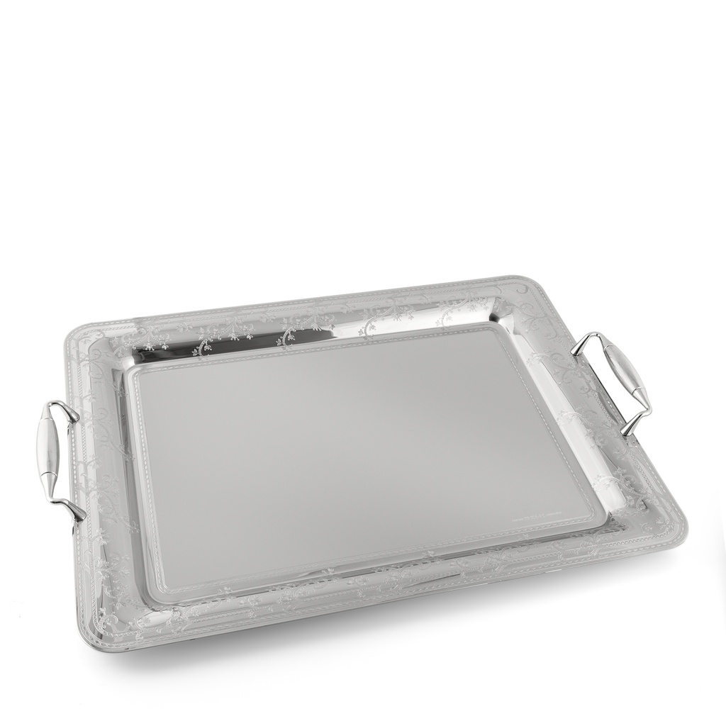 Cairo Inox 5 Rectangular Tray - Silver