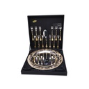 Cairo Gold Cake Serving Set - 14pcs