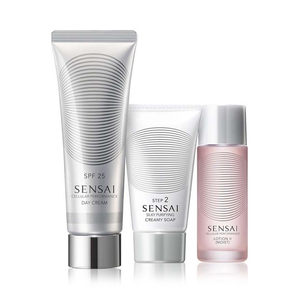 Cellular Performance Day Cream Morning Skincare Set - 3pcs