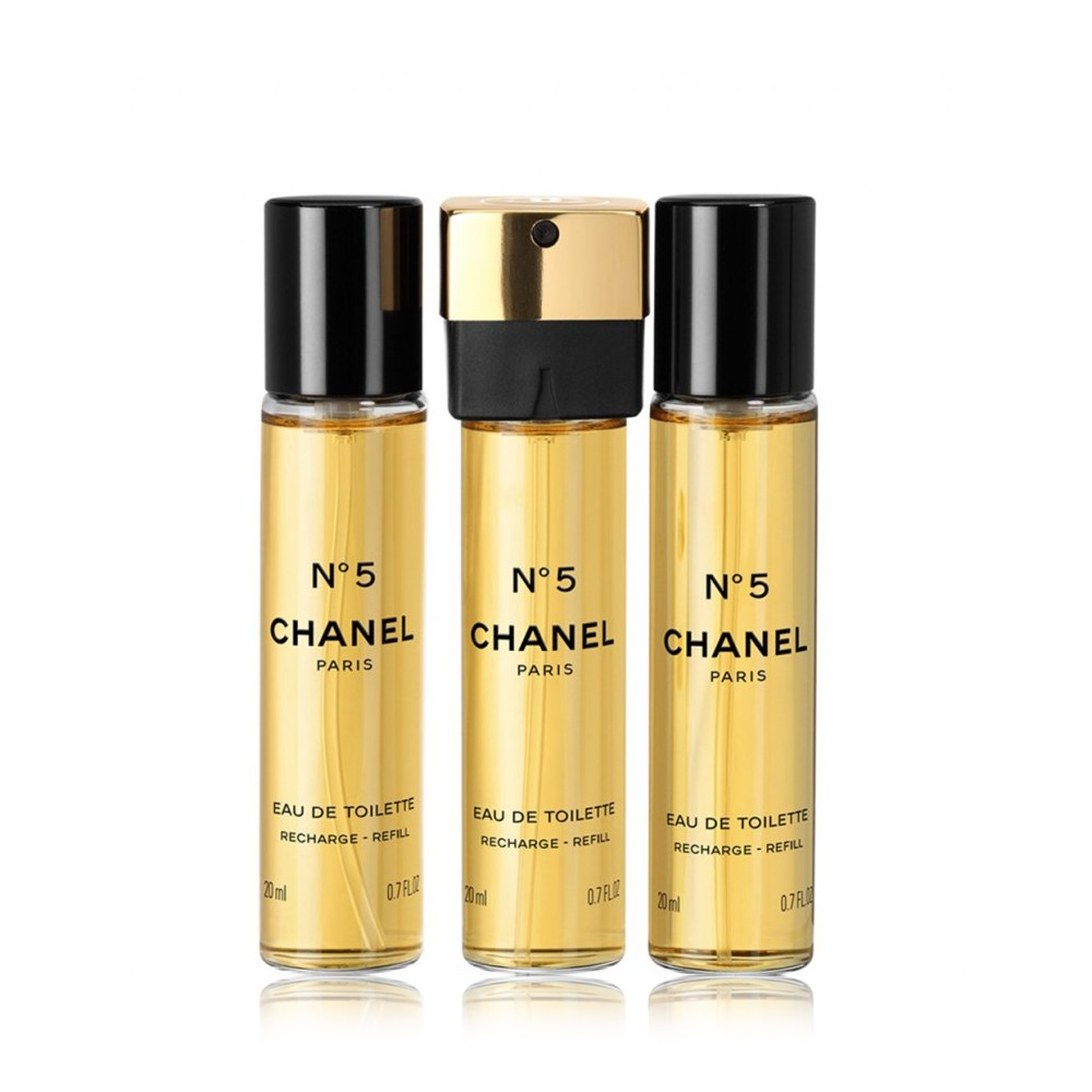 مجموعة عطر نبمر 5 للنساء لإعادة التعبئة - 3×20 مل - مخفف