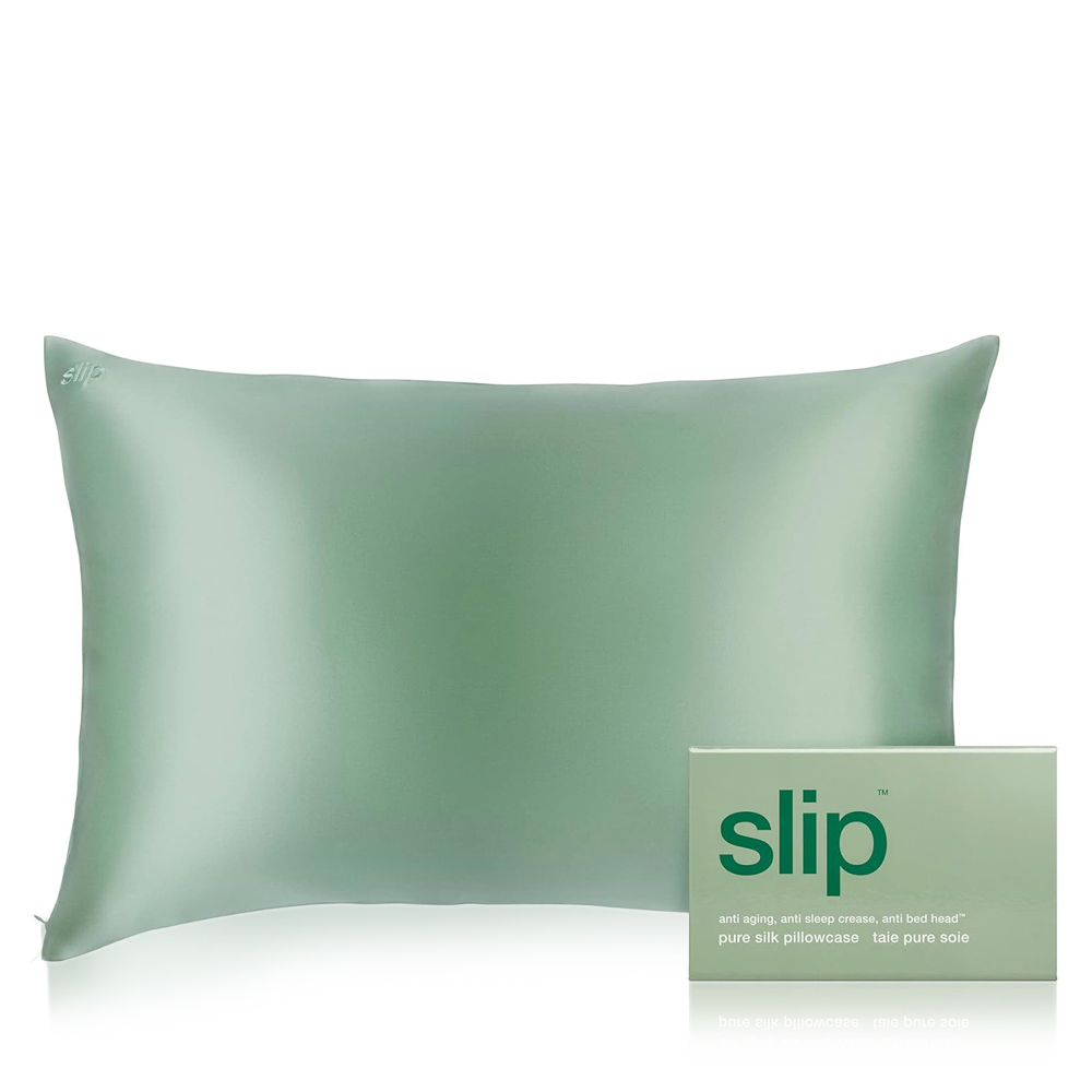Pure Silk Queen Pillowcase - Pistachio