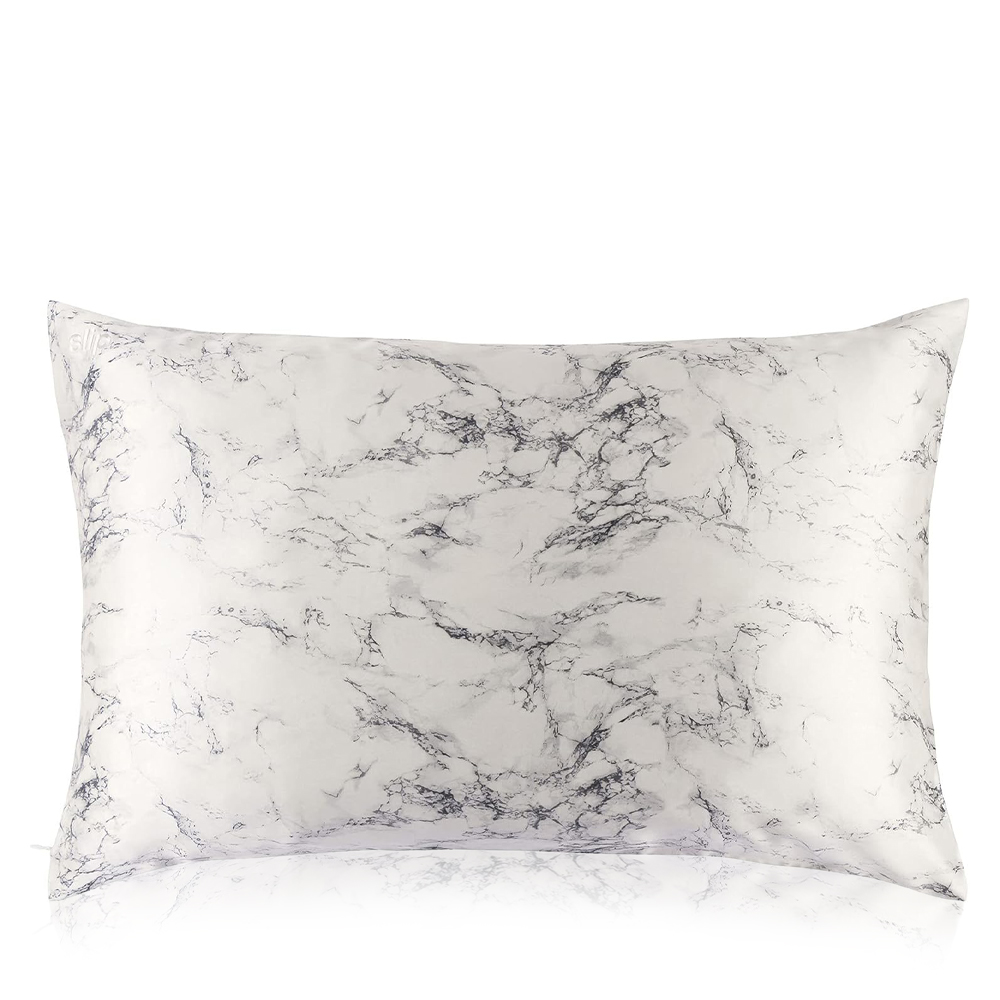 Pure Silk Queen Pillowcase - Marble