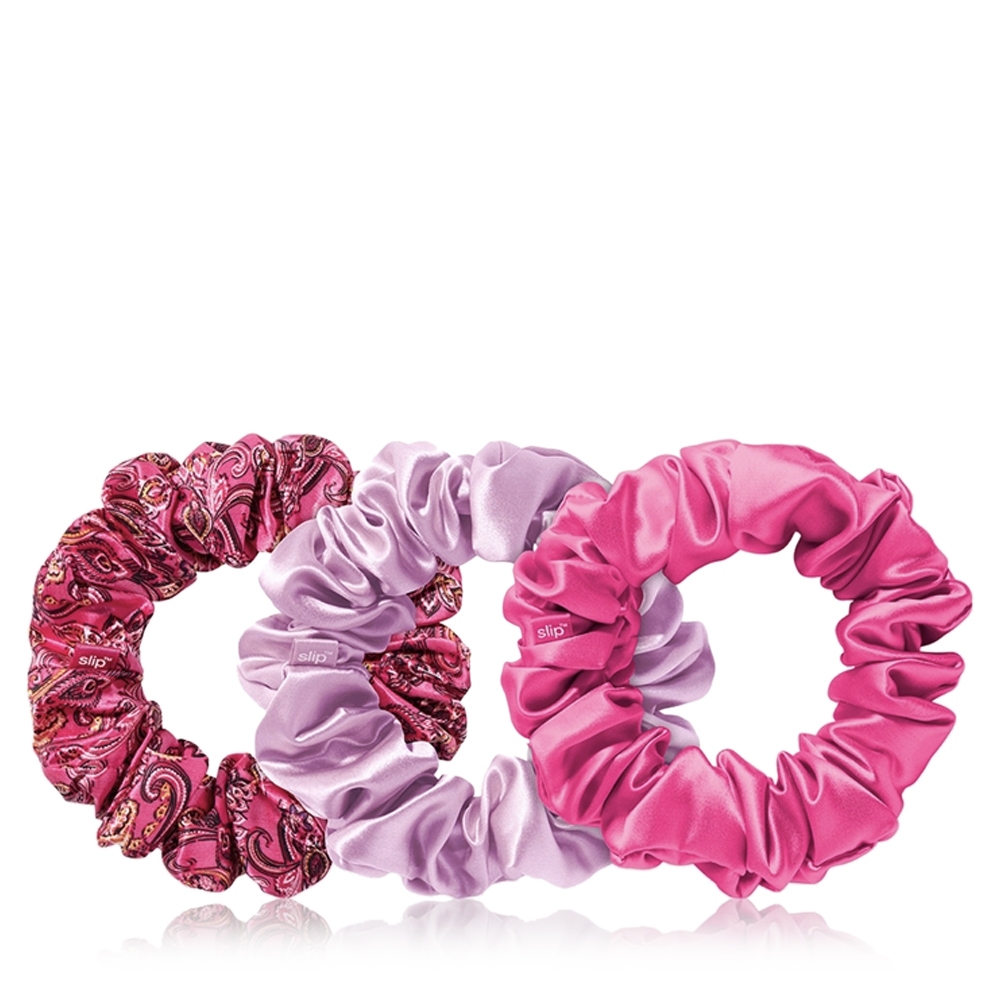 Pure Silk Large Scrunchie - 3pcs