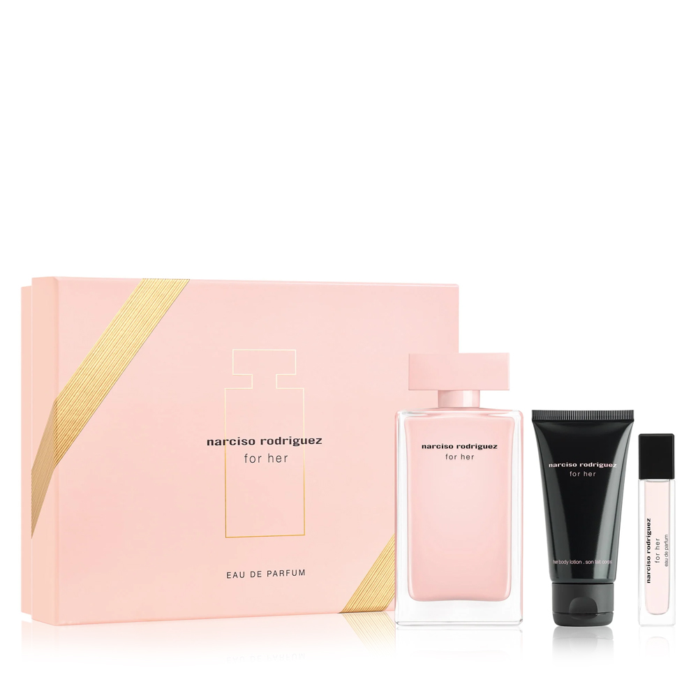 Narciso Rodriguez For Her Gift Set - 3pcs