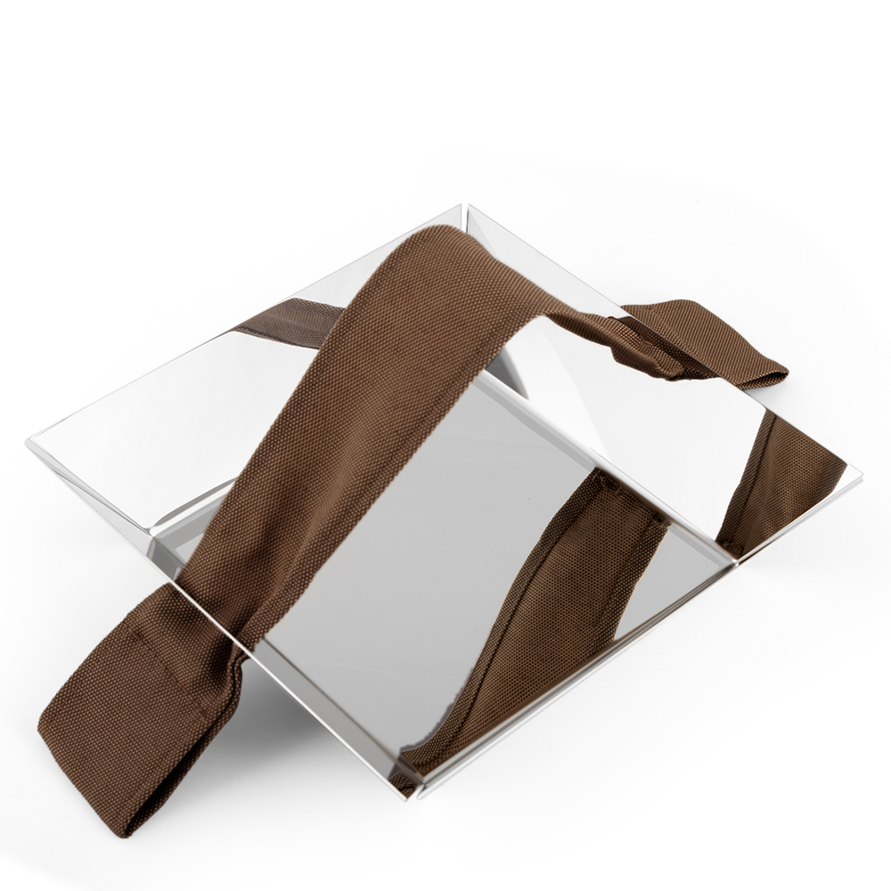 Bread Basket with Brown Handle