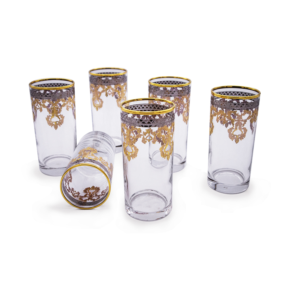 Bianca Long Water Glass Set - 6pcs