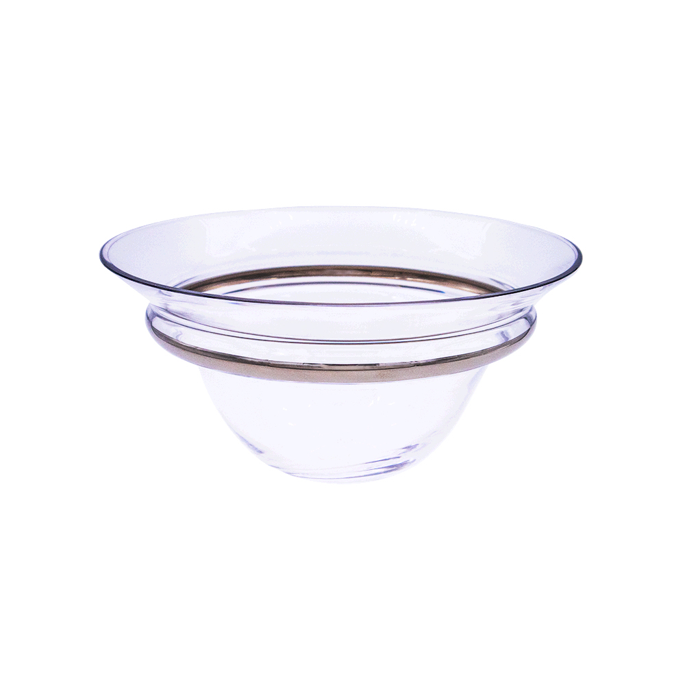 Dalia Platinum Fruit Bowl - 30cm