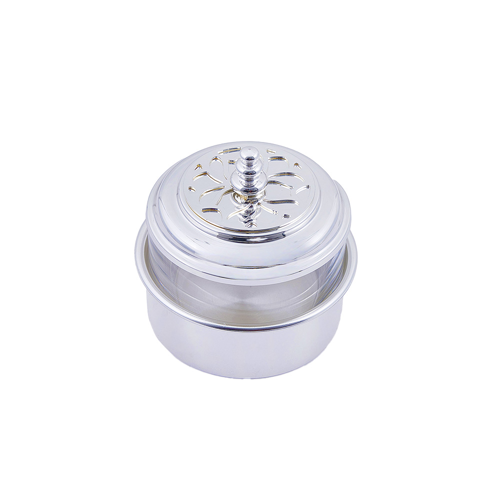 Silver Plated Sugar Pot with Cover 