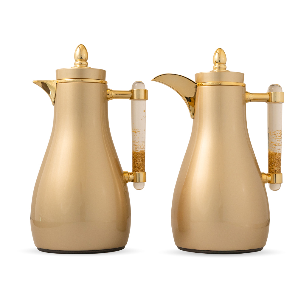 Vacuum Flask Champagne Set - Gold 1.0/1.0L
