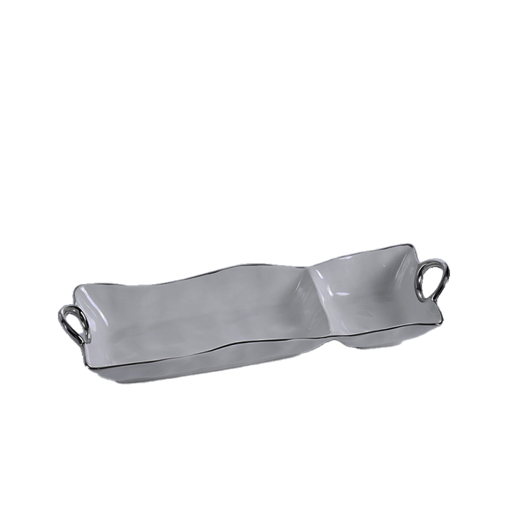 Handle with Style Chip & Dip Dish
