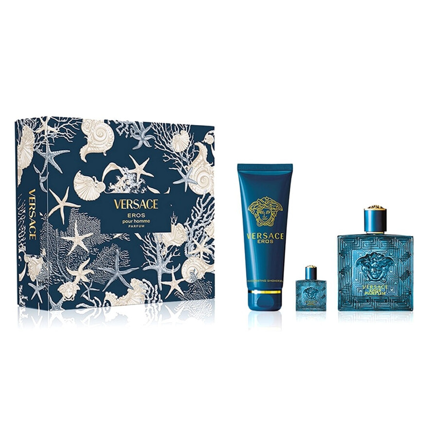 Men's Eros Parfum Gift Set - 3pcs