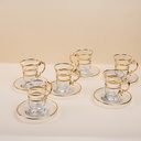 Luxury Tea Cup Set - 12pcs