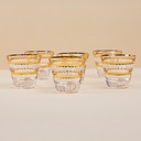 Royal Gold Arabic Coffee Set - 6pcs
