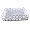 Venezia Large Stainless Steel Bread Basket
