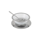 Sarezzo Stainless Steel Sauce Bowl with Ladle