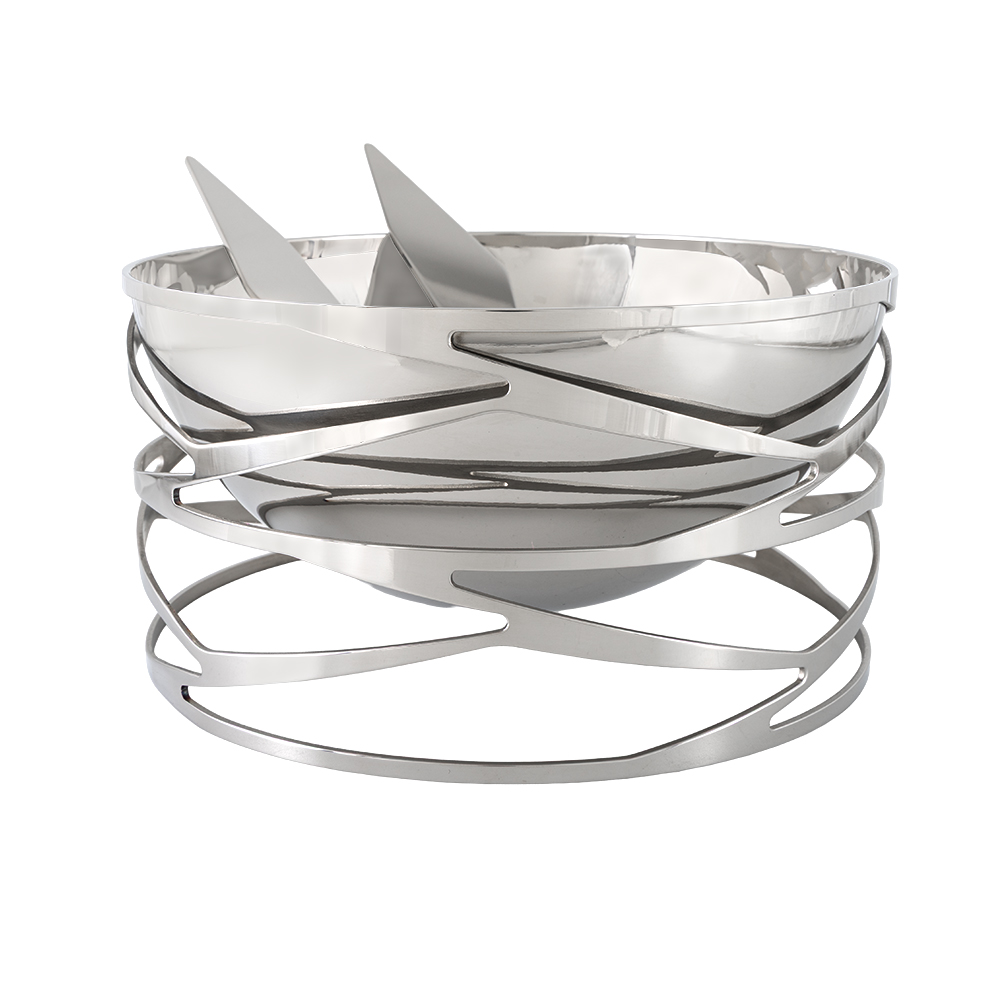 Trama Stainless Steel Salad Bowl